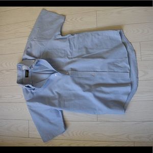 Button down shirt sleeve collared shirt